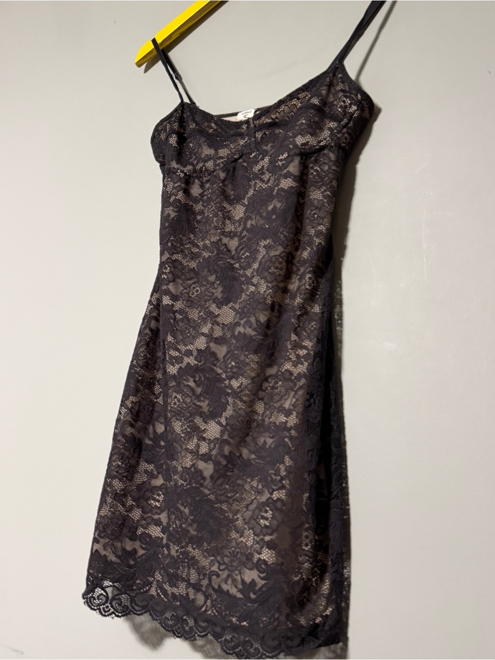 Aritzia black lace mini dress with adjustable straps. Size S - Picture 2 of 5